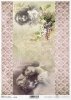 Papel de arroz vintage, caras de niñas, comunión*Vintage Reispapier, Gesichter von Mädchen, Kommunion*Винтажная рисовая бумага, лица девушек, общение